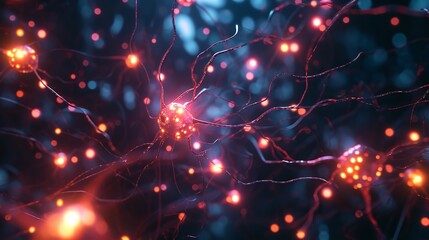 Neural connection on bright light synapses