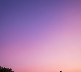 Evening sky gradient from peach to lavender