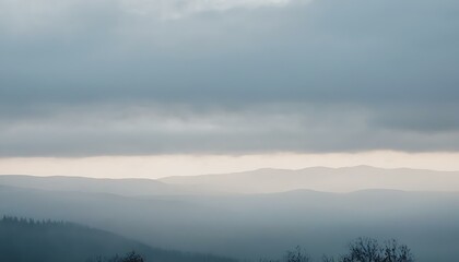 Whispering winds gradient from soft gray to misty blue