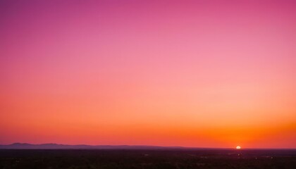 Summer sunset gradient from tangerine orange to magenta