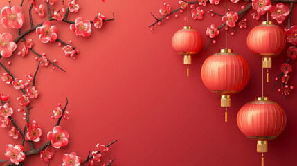 Illustration, Chinese New Year background