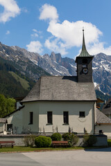 Fototapeta na wymiar Pfarrkirche Hinterthal, Österreich