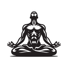 Yoga Pose Vector 