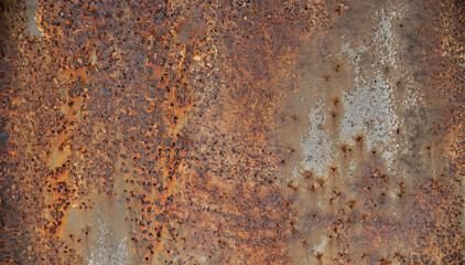 iron rusty metal texture background , generated by AI