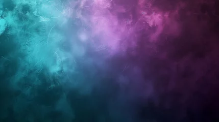 Wandcirkels plexiglas 粒状のノイズとグラデーションの抽象的な背景画像 紫系色 Gradient rough abstract background with grainy noise. Purple [Generative AI] © Tatsuya