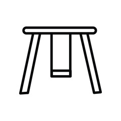 swing icon with white background vector stock illustration