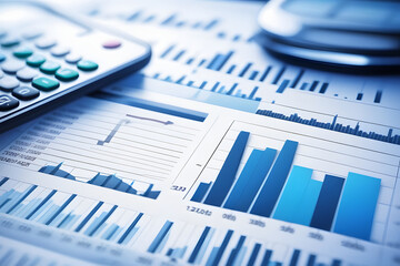 Financial Data Analysis and Graphical Representation with Calculator