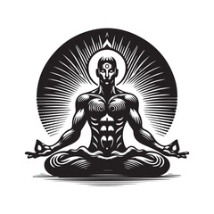 Meditation Illustration