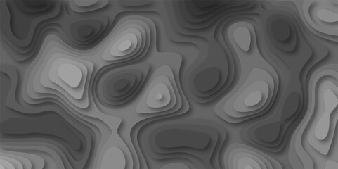 3D Stylized topographic contour map. Geography scheme and terrain. Topography grid map. Contour map background. Geographic line mountain relief. Abstract lines or wavy backdrop background.