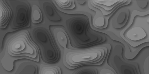 3D Stylized topographic contour map. Geography scheme and terrain. Topography grid map. Contour map background. Geographic line mountain relief. Abstract lines or wavy backdrop background.