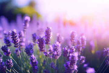 Close up shot of lavender flowers. Macro
Generation AI