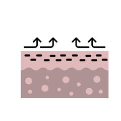 skin moisturiser vector icon