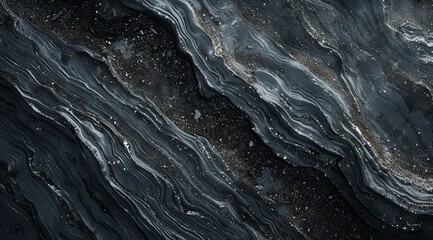 Natural black stone texture seamless wallpaper or background