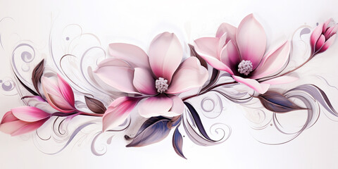 Floral Flower Decorative Background for wedding and Pretty Designs and Websites