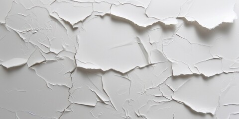 Peeling White Paint on Wall
