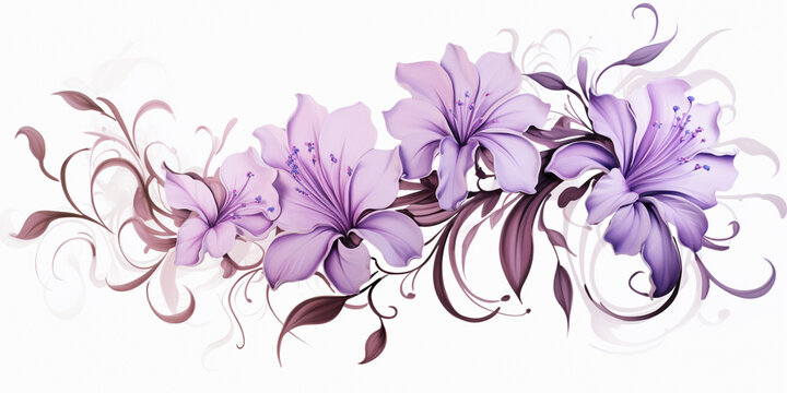 Floral Flower Decorative Background for wedding and Pretty Designs and Websites