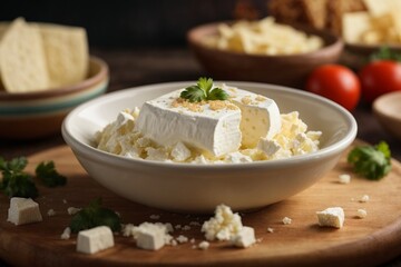 cheese with mint (Queso Fresco)