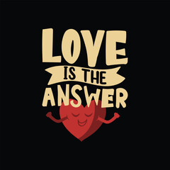 Valentine T-shirt Design for a couple, Romantic quote vector lettering typography. Holiday calligraphy with hearts.