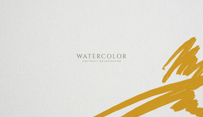 Abstract horizontal watercolor background. Neutral light colored empty space background illustration