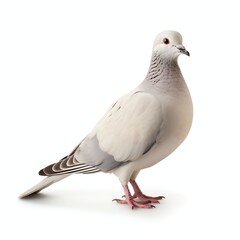 Fototapeta premium a dove, studio light , isolated on white background