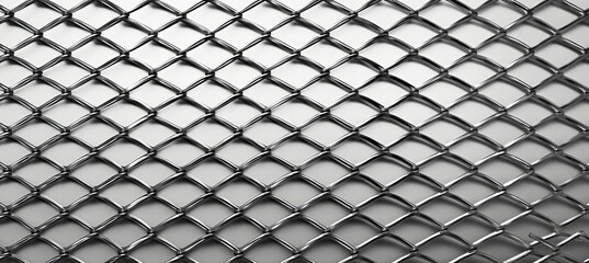Metal mesh isolated on white background 