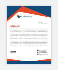 Letterhead template design