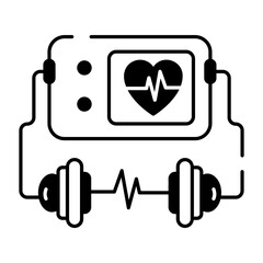  Linear Health Icon