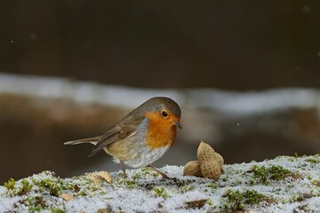 Robin found the nuts
