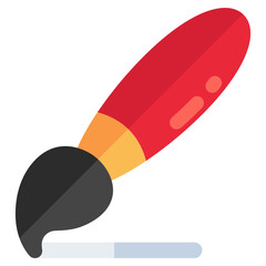 Modern design icon of art brush 