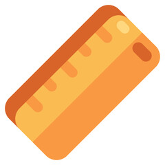 Trendy design icon of measurement scale, ruler vector 