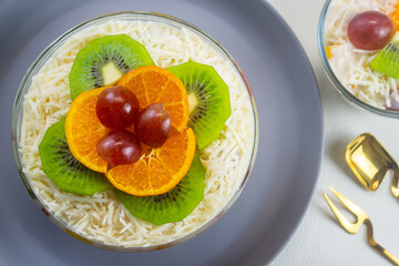 fruit salad or salad buah, made from fresh and healthy fruit