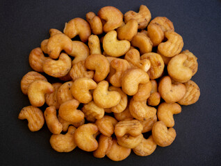 Cashew shape Biscuit Namkeen Kaju cookies biscuit snacks