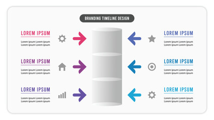 Six cylinder steps infographic