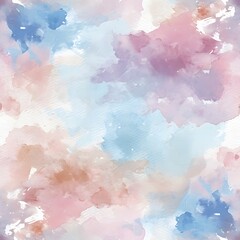Fototapeta premium pastels digital paper watercolor techniques seamless pattern