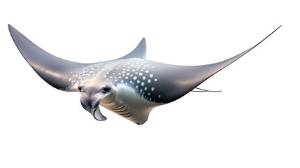 Manta Ray on white or transparent background 