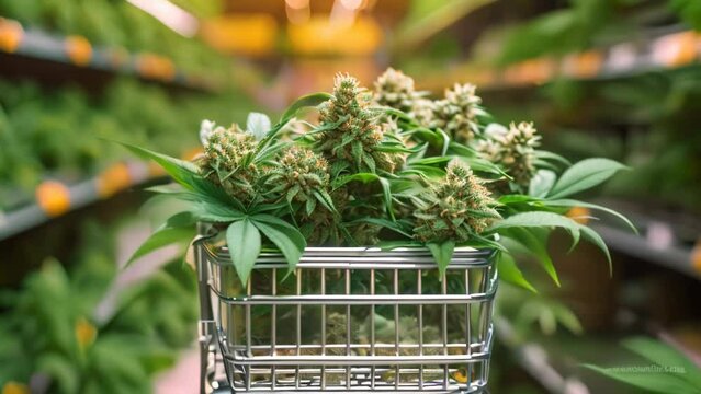 Online Cannabis Delivery Marketplace. Generative ai