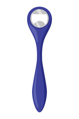 Bottle opener. cartoon icon. Tool for open isolated on white background. Flat style sign