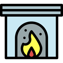 Fireplace icon
