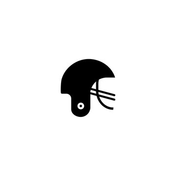 American football helmet icon isolated on white background from American football collection