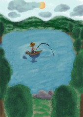 Lake Fishing for Relaxation