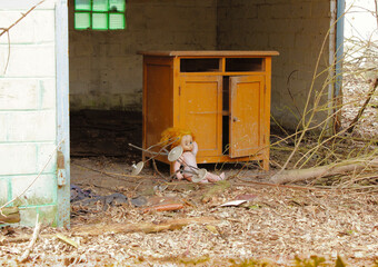 Some abandoned objects that are still in the houses of the city of Pripyat (Ukraine), famous for...