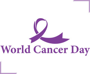 World cancer day awareness [vector illustration], 4 february