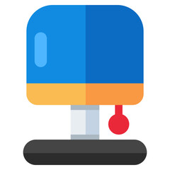 A modern design icon of table lamp