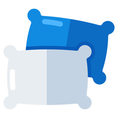 Creative design icon of pillows 