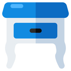 An icon design of drawer table 