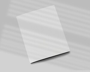 White Blank magazine mockup book mockup