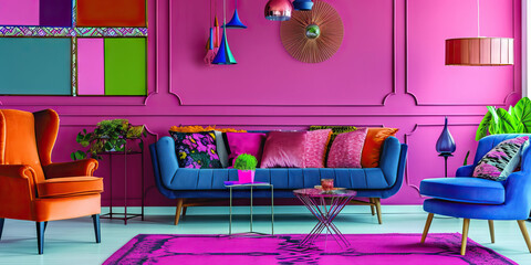 Vintage Vogue: An Interior with Retro Furnishings and Classic Elegance, Conjuring Nostalgia