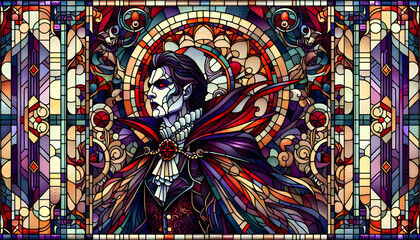 Stained glass Vampire