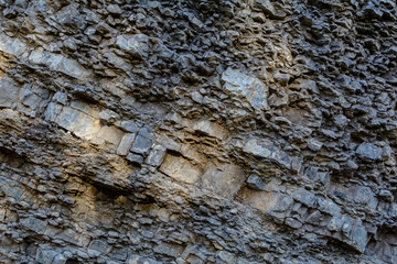 VISTA DE CERCA Y ABSTRACCIÓN DE UNS ROCAS