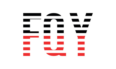 FQY three initial letter iconic line negative space minimal logo design vector template. monogram, abstract, wordmark, business, typography, minimalist, brand, company, flat, modern, unique, simple